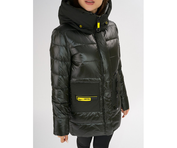 Куртка зимняя болотного цвета 7501Bt