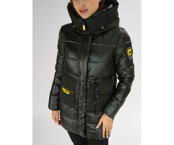 Куртка зимняя болотного цвета 7501Bt