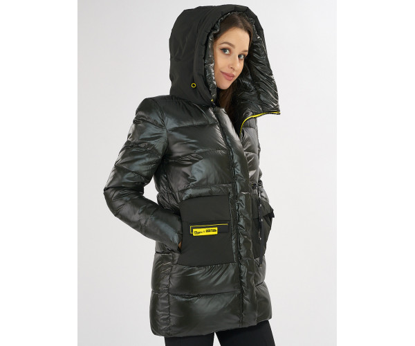 Куртка зимняя болотного цвета 7501Bt