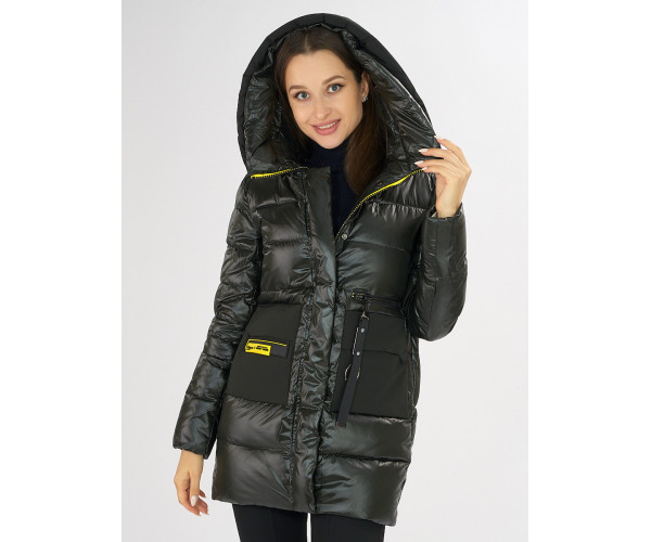 Куртка зимняя болотного цвета 7501Bt