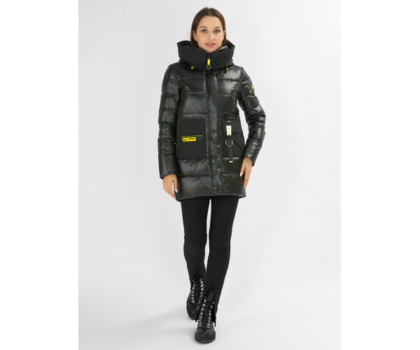 Куртка зимняя болотного цвета 7501Bt