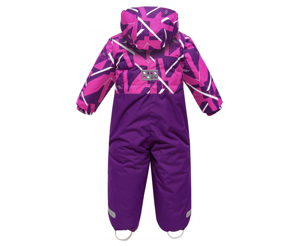 Детский зимний комбинезон малинового цвета 9028M