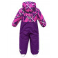 Детский зимний комбинезон малинового цвета 9028M