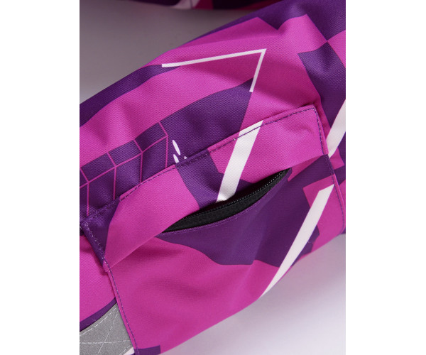 Детский зимний комбинезон малинового цвета 9028M