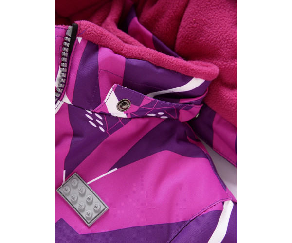 Детский зимний комбинезон малинового цвета 9028M