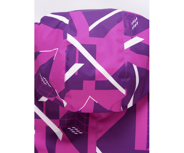 Детский зимний комбинезон малинового цвета 9028M