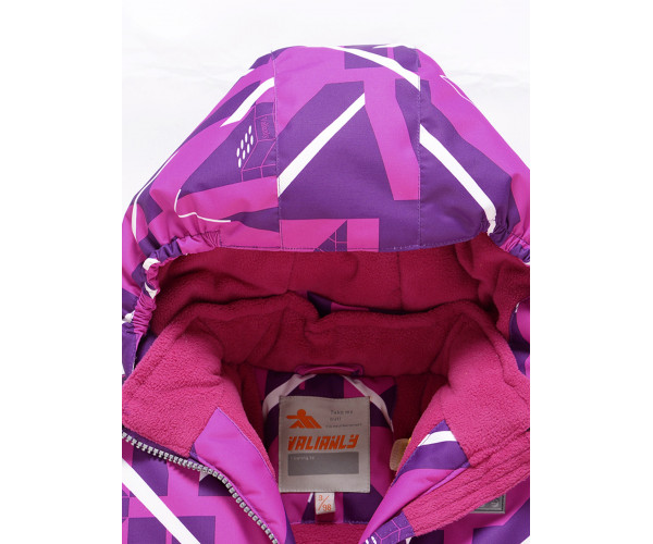 Детский зимний комбинезон малинового цвета 9028M