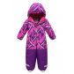 Детский зимний комбинезон малинового цвета 9028M