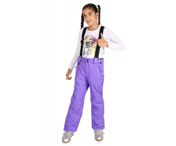 Подростковый для девочки зимний костюм горнолыжный розового цвета 01774-1R