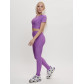 Костюм для фитнеса женский фиолетового цвета 2001F