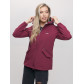 Ветровка  женская бордового цвета 20014-1Bo