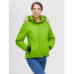 Пуховик еврозима с мехом Valianly зеленого цвета 2174Z