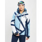 Горнолыжная куртка женская голубого цвета 77031Gl