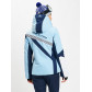 Горнолыжная куртка женская голубого цвета 77031Gl