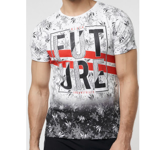 Подростковая футболка белого цвета 220147Bl