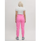 Джоггеры женские на флисе зимние розового цвета 1097R