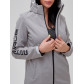 Костюм женский softshell серого цвета 02023Sr