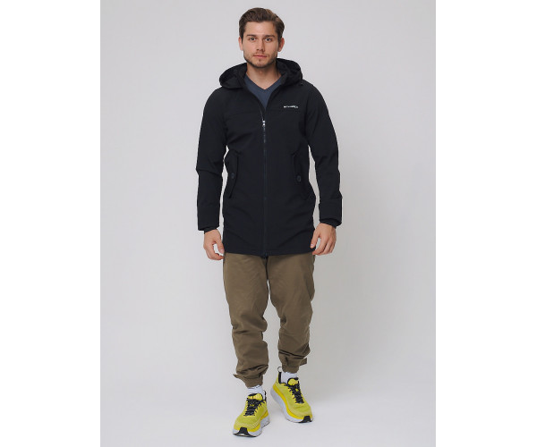 Парка мужская осенняя весенняя  черного цвета 2020Ch