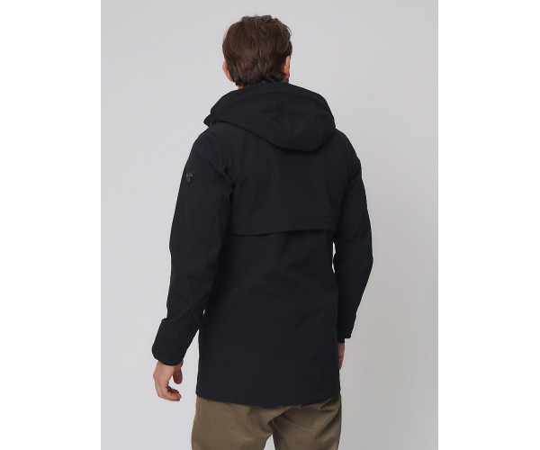 Парка мужская осенняя весенняя  черного цвета 2020Ch