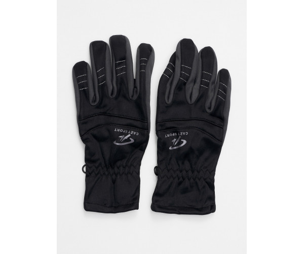 Перчатка спортивная женская темно-серого цвета 618TC