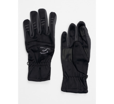 Перчатка спортивная женская темно-серого цвета 618TC