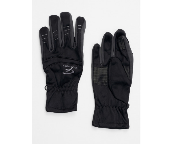 Перчатка спортивная женская темно-серого цвета 618TC