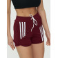 Спортивные шорты женские бордового цвета 3006Bo