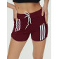Спортивные шорты женские бордового цвета 3006Bo