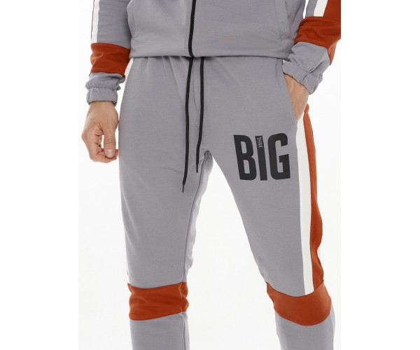 Спортивный костюм трикотажный серого цвета 9156Sr