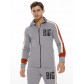 Спортивный костюм трикотажный серого цвета 9156Sr