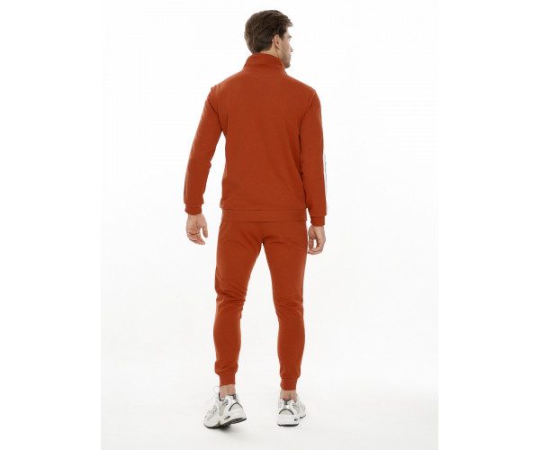 Спортивный костюм трикотажный оранжевого цвета 9153O
