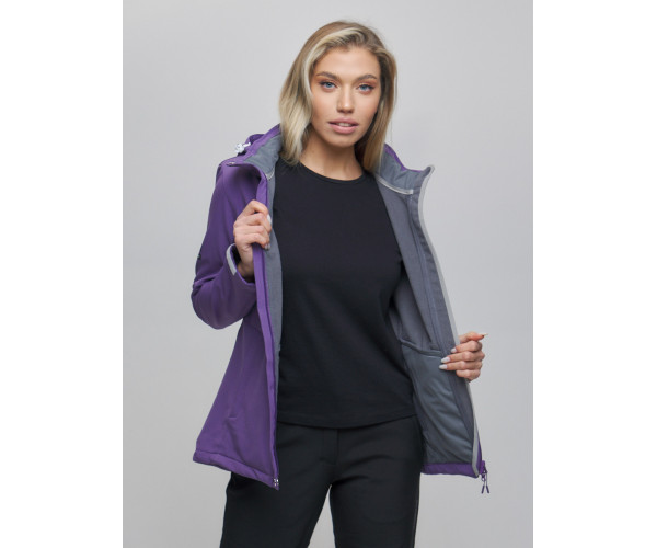 Костюм  женский фиолетового цвета 02034F