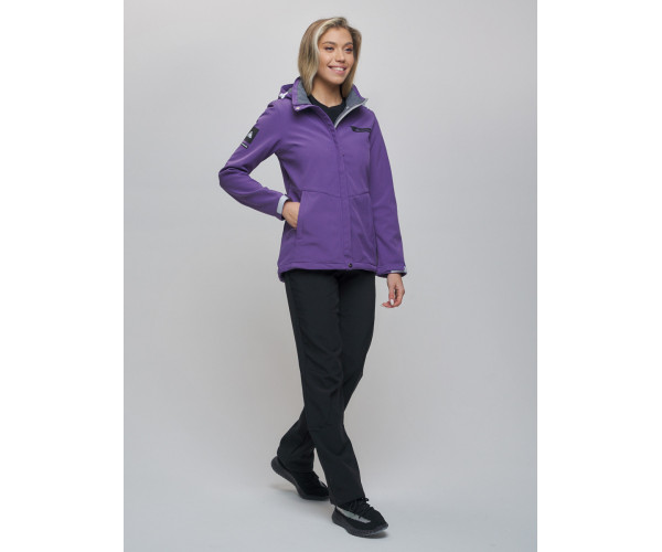 Костюм  женский фиолетового цвета 02034F