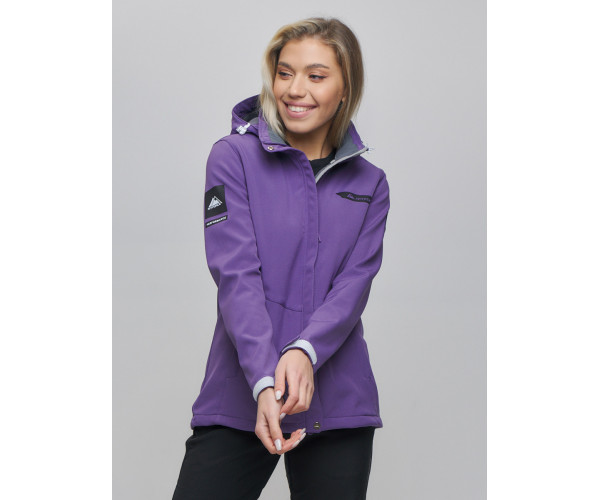 Костюм  женский фиолетового цвета 02034F