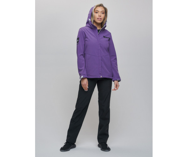 Костюм  женский фиолетового цвета 02034F