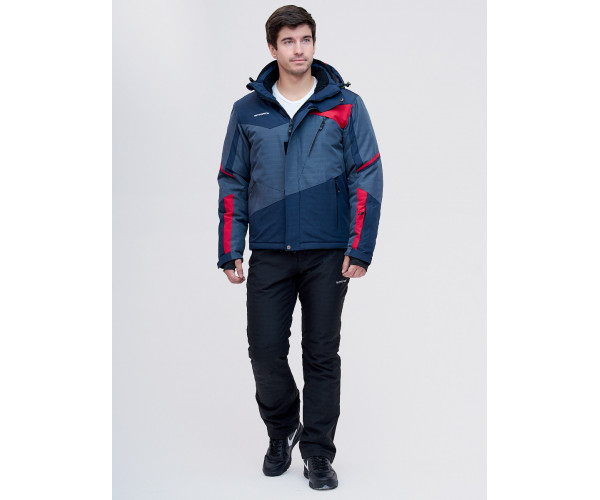 Горнолыжная куртка  темно-синего цвета 2071TS