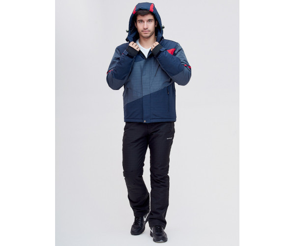 Горнолыжная куртка  темно-синего цвета 2071TS