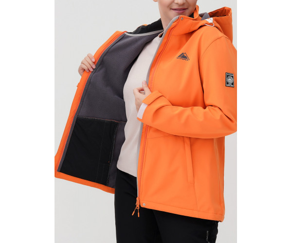 Костюм  bigsize оранжевого цвета 02034-1O