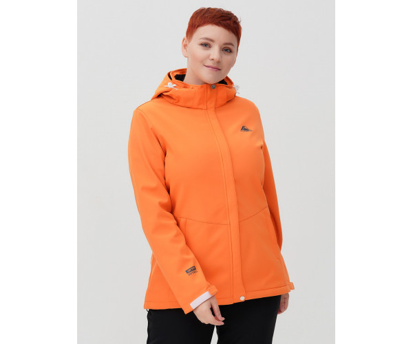 Костюм  bigsize оранжевого цвета 02034-1O