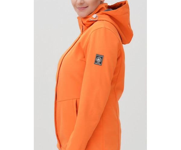 Костюм  bigsize оранжевого цвета 02034-1O