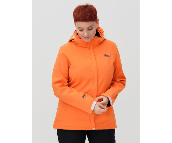 Костюм  bigsize оранжевого цвета 02034-1O