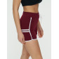Спортивные шорты женские бордового цвета 3010Bo