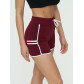 Спортивные шорты женские бордового цвета 3010Bo
