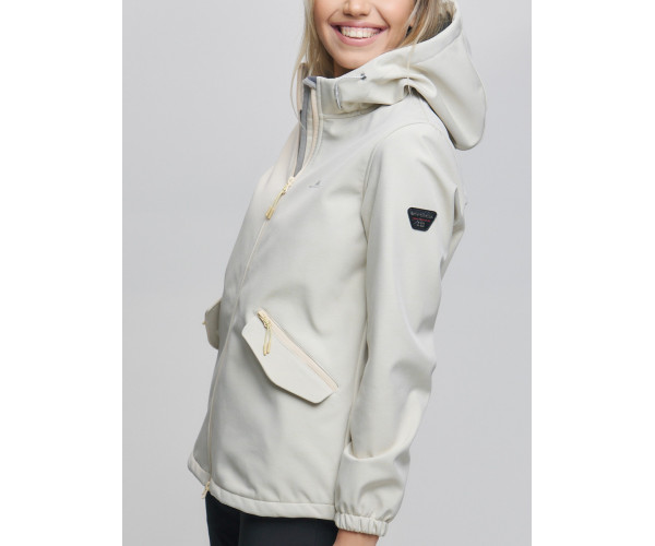 Костюм женский  бежевого цвета 020014B