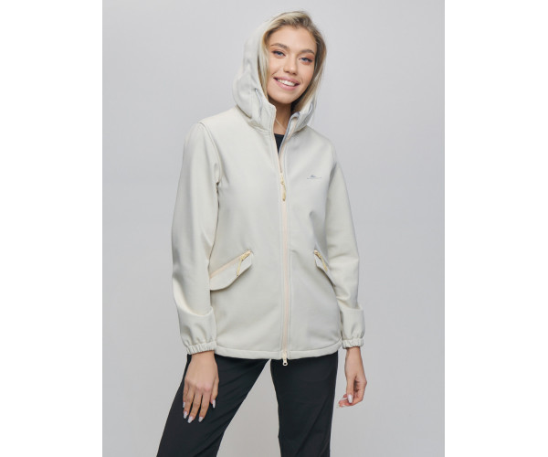 Костюм женский  бежевого цвета 020014B