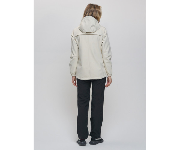 Костюм женский  бежевого цвета 020014B