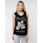 Футболка без рукавов женская черного цвета 8210Ch