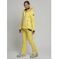 Горнолыжный костюм женский желтого цвета 77039J