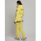 Горнолыжный костюм женский желтого цвета 77039J