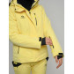 Горнолыжный костюм женский желтого цвета 77039J